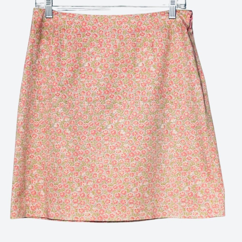 Real Clothes Saks Fifth Avenue Floral Bohemian Casual Skirt